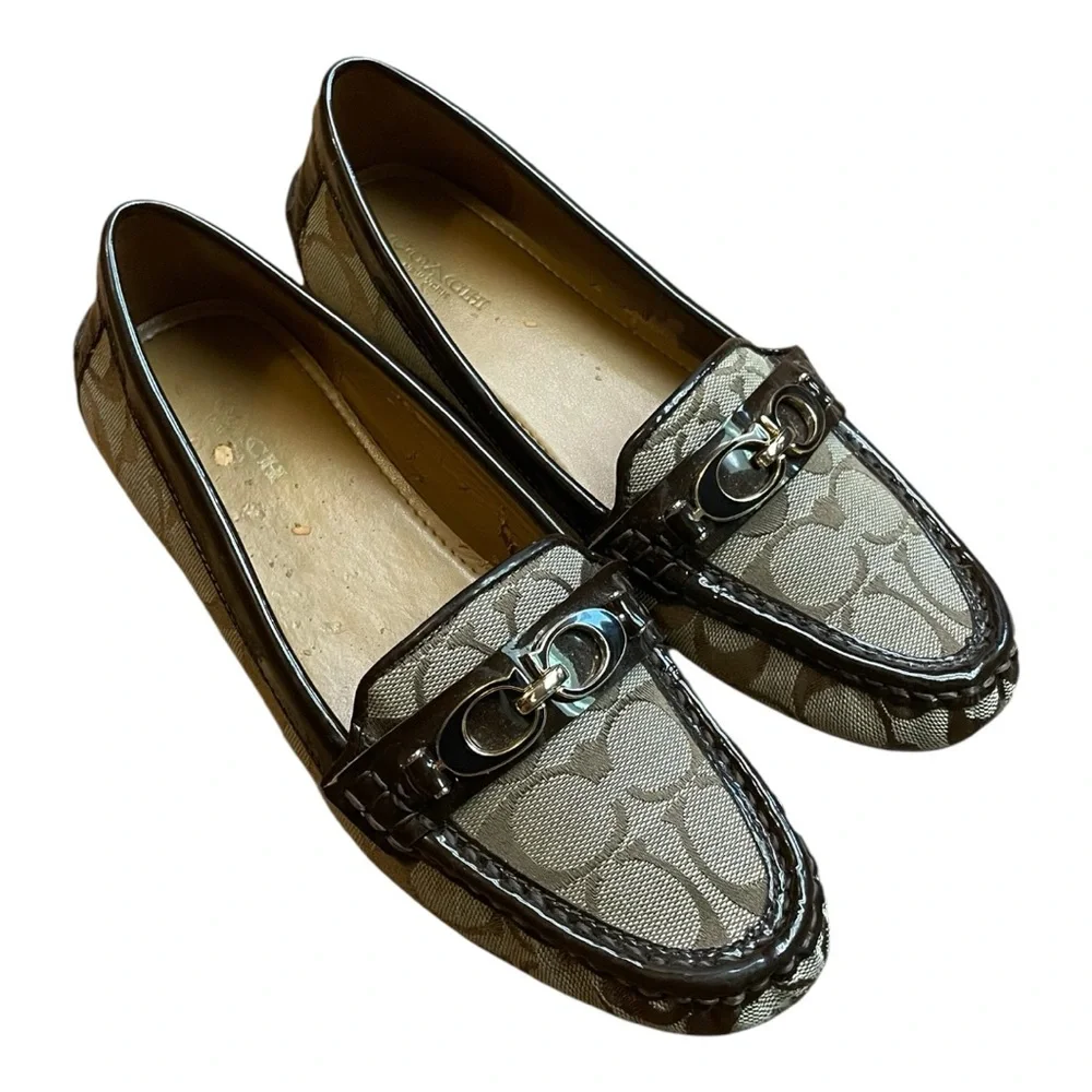 Coach Fortunata Signature C Jacquard Loafers - Picture 7 of 12
